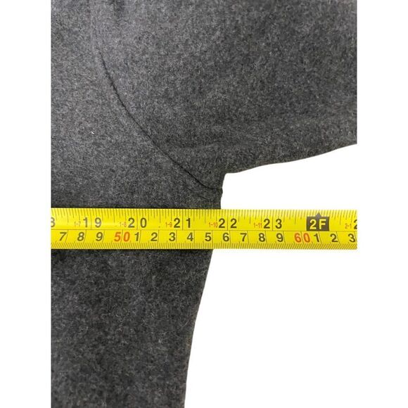 Zara Mens Sweatshirt Size S Dark Gray Fleece Quarter Zip Pullover 4081/479 NWOT - Picture 12 of 15